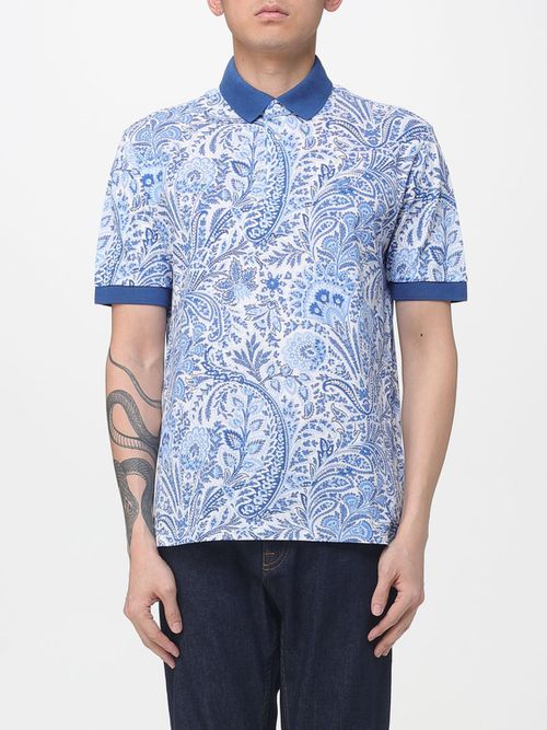Polo Shirt Men color Blue