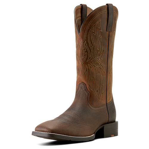 Ariat Men's Sport Rustler Wide Square Toe Cowboy Boot