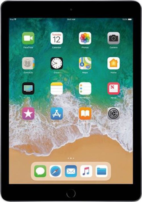 Certified Refurbished - iPad (5th Generation) (2017) Wi-Fi - 128GB - Gray