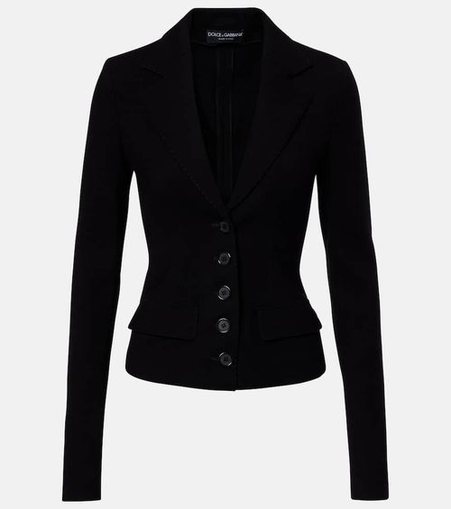 Wool-blend canvas jacket