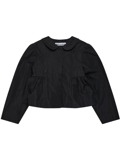Tosca concealed-fastening jacket - Black