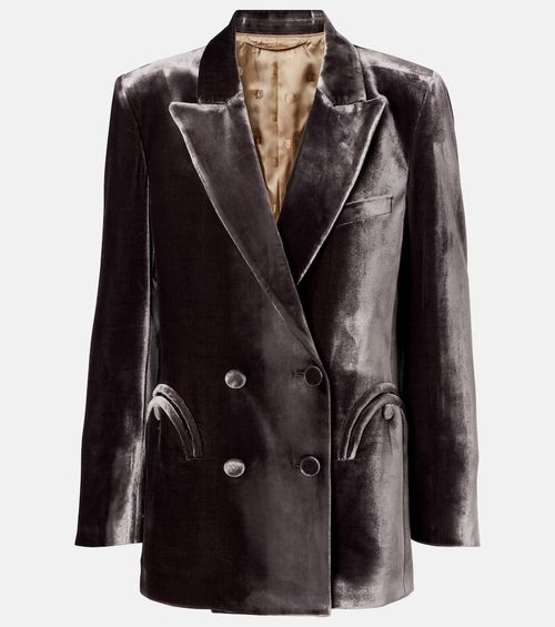 Blazé Milano Everynight double-breasted velvet blazer