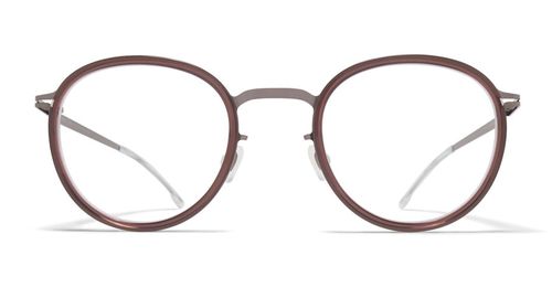 Kiana - Shiny Graphite Maroon Rx Acetate Eyeglasses - Women