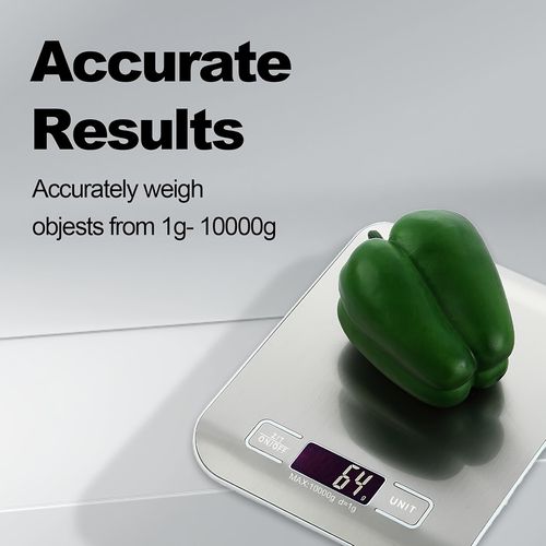 TEMU Kitchen Scale Kitchen Scale Stainless Steel, Weighing Scale Measuring Tool / Electronic Scales no Battery