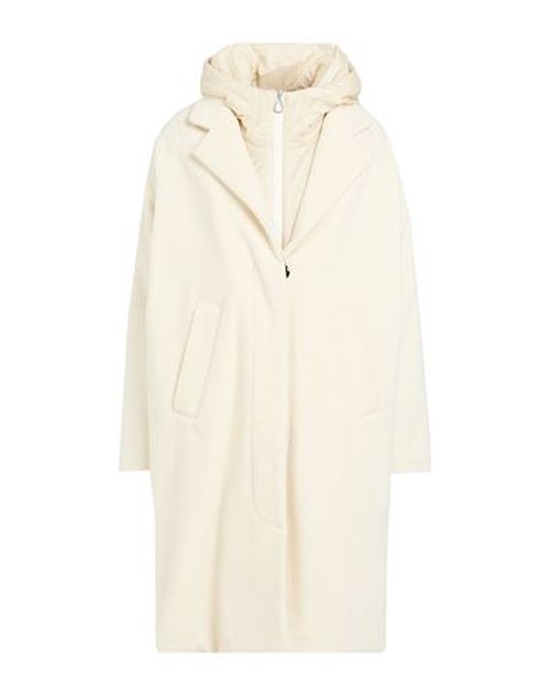 Paltò Woman Coat Ivory Size 8 Wool, Polyamide, Cashmere