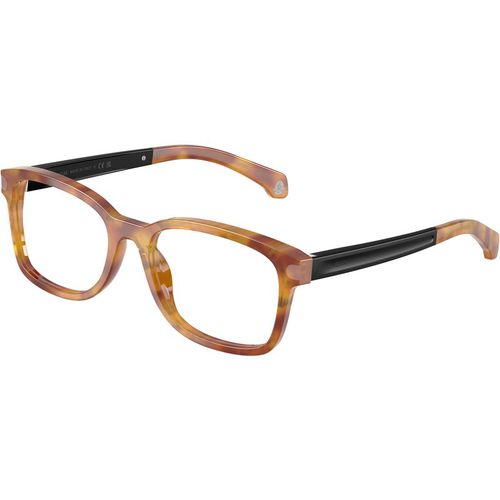 Moncler Unisex Moncler ME2006 3011 Optical frames Acetate Turtle Transparent Pillow Norma