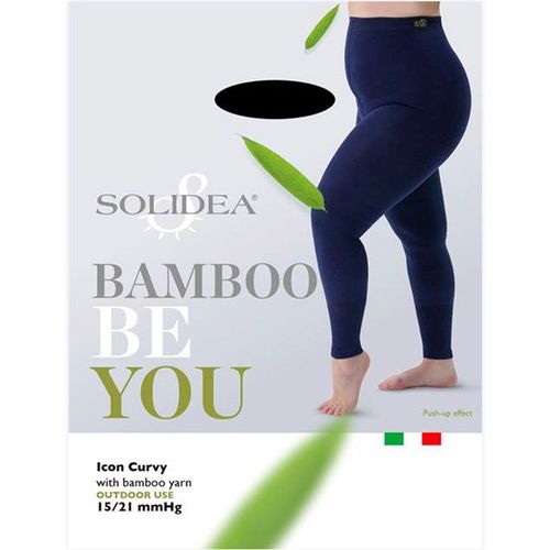 Solidea Be You Bamboo Icon Curvy opaque shaping leggings Black