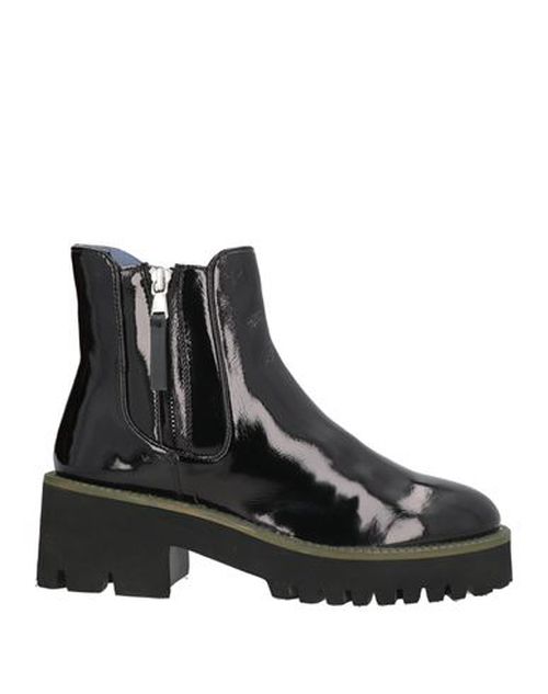 Woman Ankle boots Black Size 11 Leather
