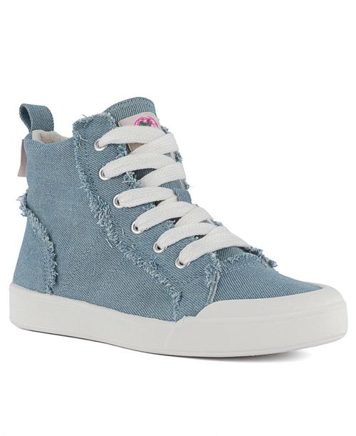 Women's Fyre High Top Lace Up Sneakers - Denim