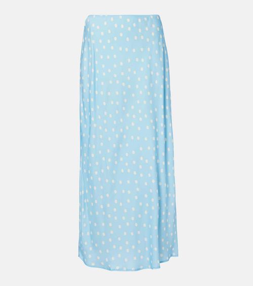 Ardith polka-dot midi skirt