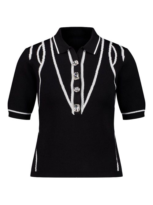 Short-sleeve top - Black