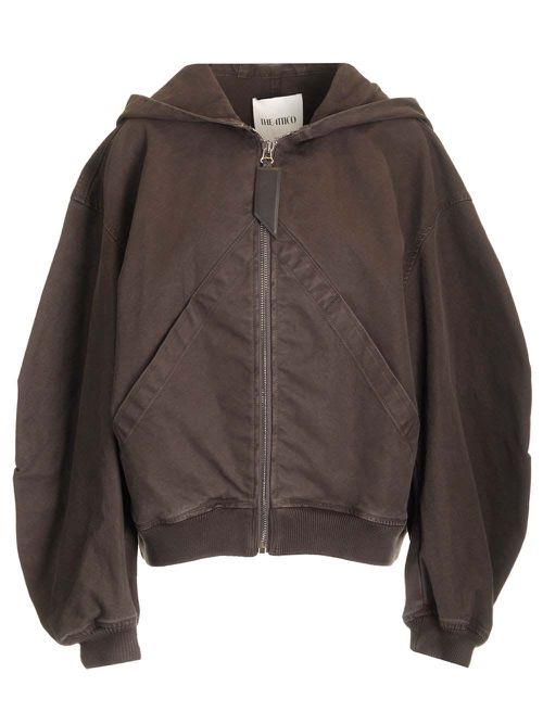 Cotton Gabardine Bomber Jacket