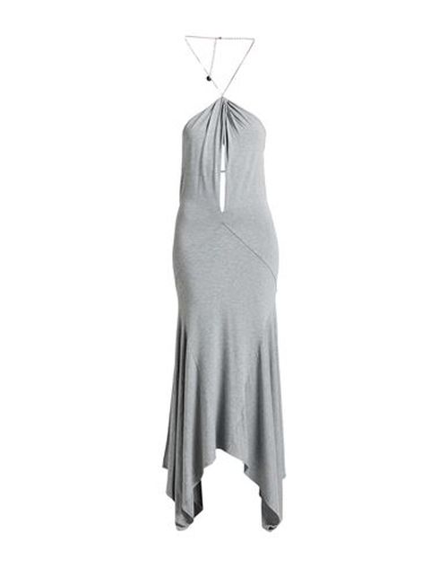 The Attico Woman Midi dress Grey Size 6 Viscose, Elastane