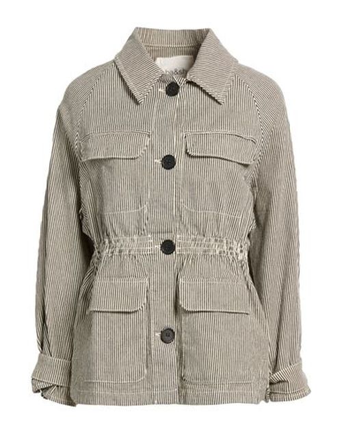 Woman Jacket Midnight blue Size 2 Cotton, Elastane