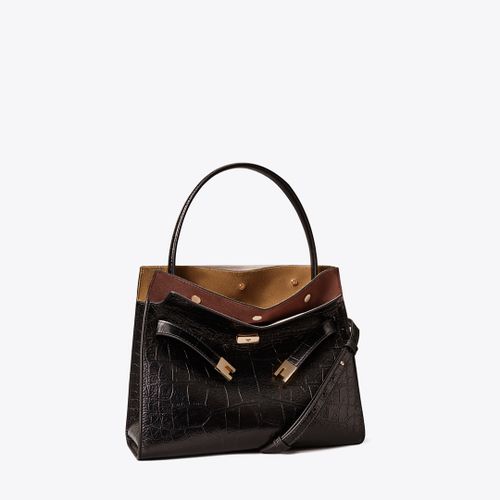 Women's Small Lee Radziwill Embossed Double Bag, One Size