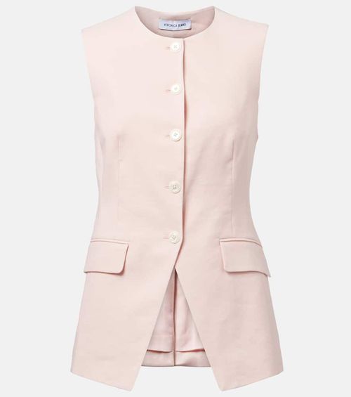 Lois linen-blend vest