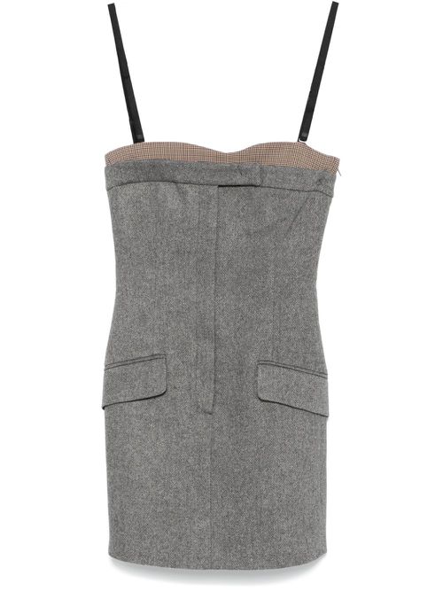 Tweed mini dress - Grey