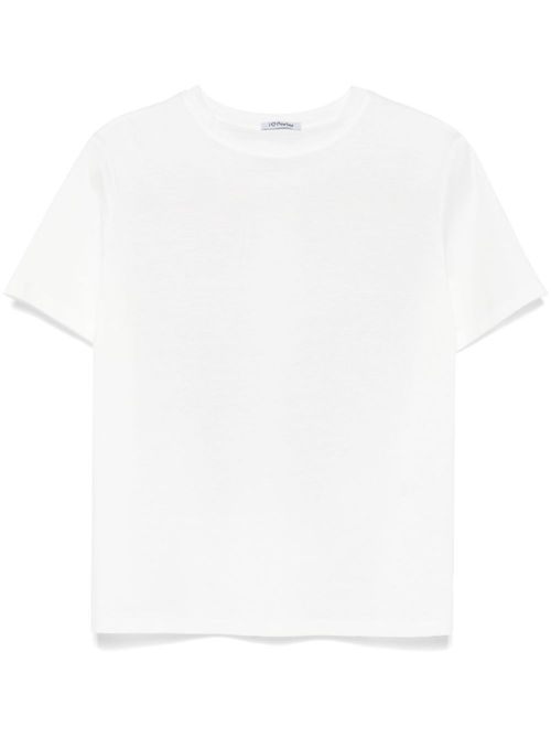 Bead-embellished T-shirt - White