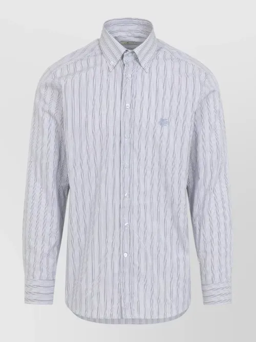 Etro - roma logo shirt button down collar