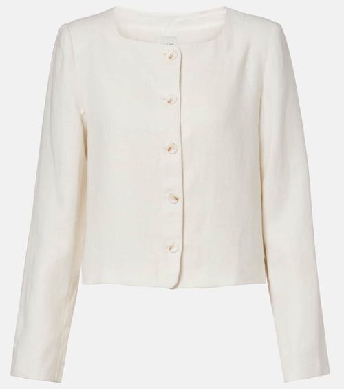 Emma cropped linen jacket