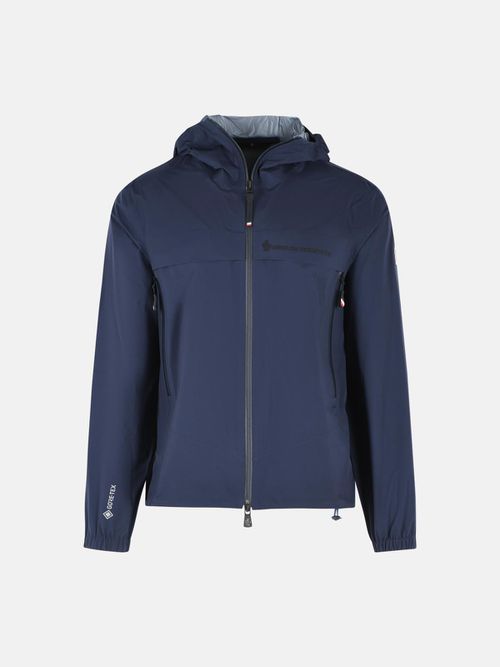 'Shipton' Navy Blue 'Gore-Tex' Foldable Shell Jacket
