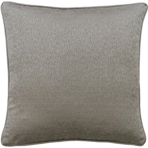 Madison Smoke, Sustainable Feather, Cushion, 55cm x 55cm - Andrew Martin Cotton Blend Plain Texture
