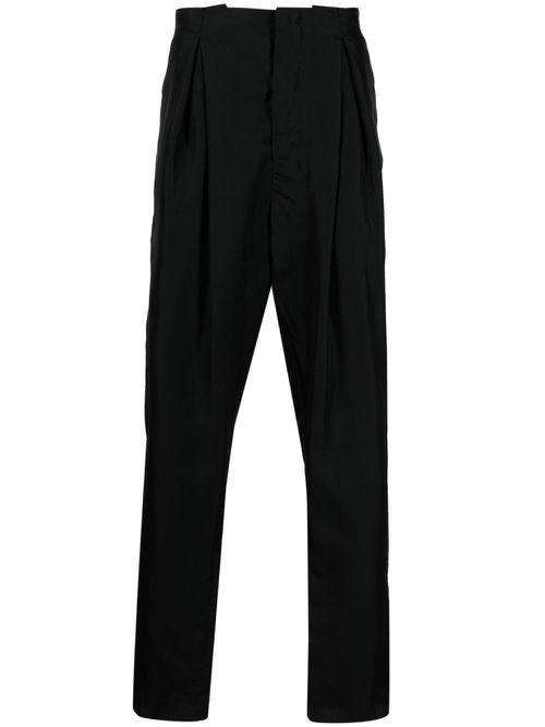 Pelares straight-leg trousers - Black
