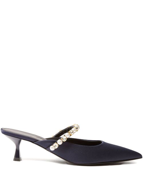 Elsa Pearl And Crystal Mules