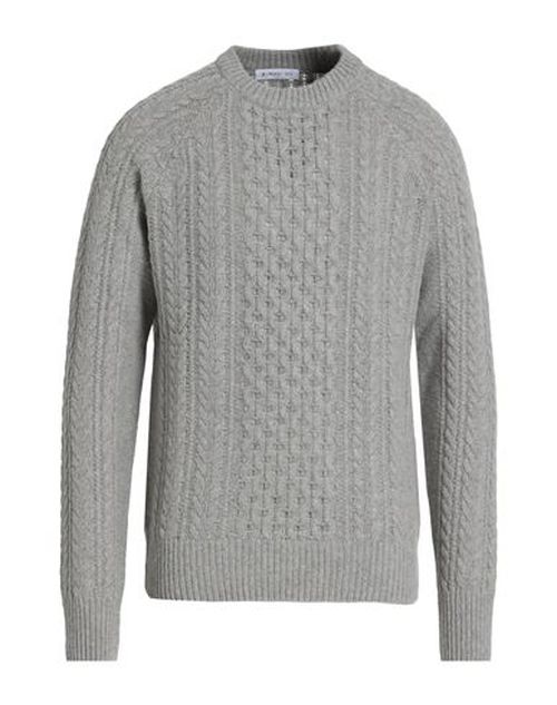 Man Sweater Light grey Size M Wool, Polyamide