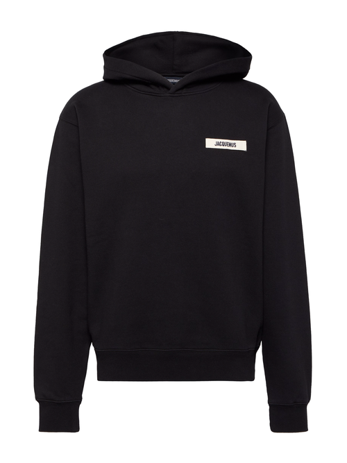 Jacquemus The Gros Grain Hoodie in Black - Black