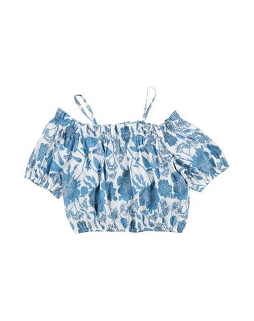L:ú L:ú By Miss Grant Kid Girl Top Sky blue Size 14 Cotton