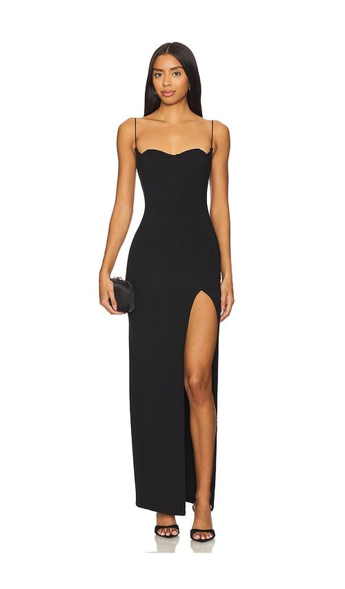 Camila Coelho KLEID NOVA in Black. Größe XL. Also in L, M, S