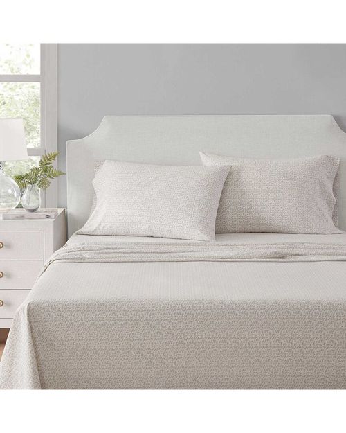 MS Core Leaves Cotton Percale Sheet Set