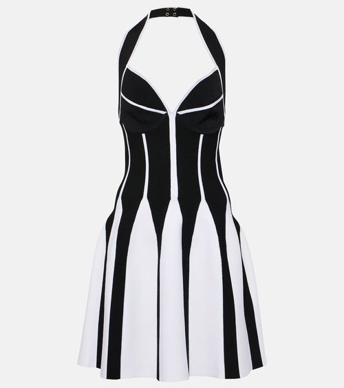 Halterneck minidress