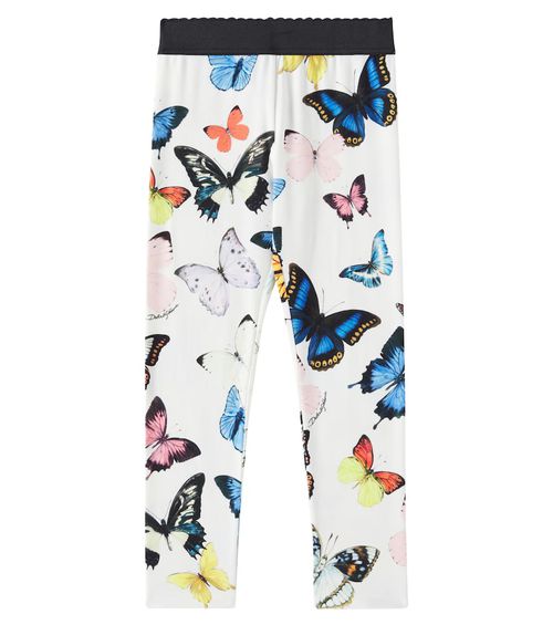 Dolce & Gabbana Kids Printed cotton-blend jersey leggings