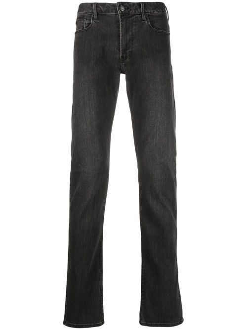 Mid-rise skinny jeans - Black