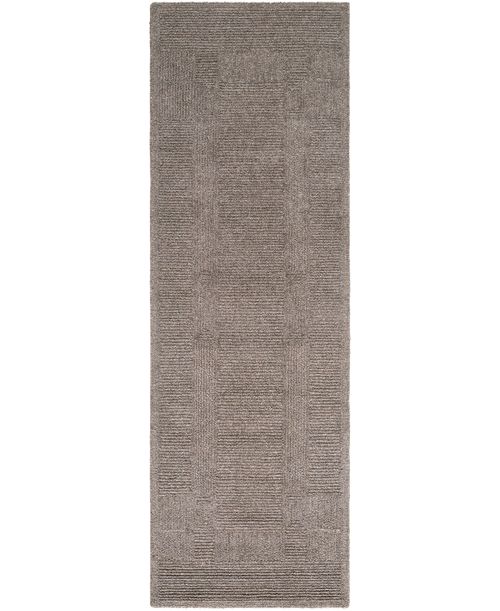 "x Livabliss Florian 885214 2'6""x8' Runner Area Rug - Dark Gray"