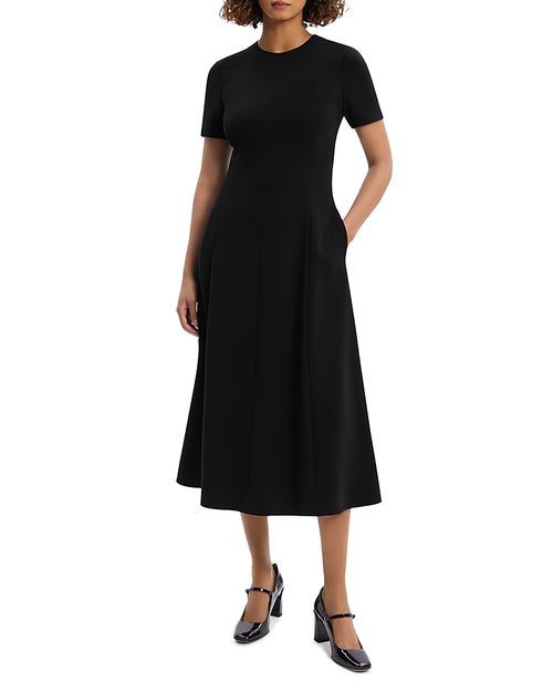Short Sleeve Midi Dress