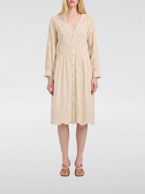 MOMONÌ Dress Woman color Beige