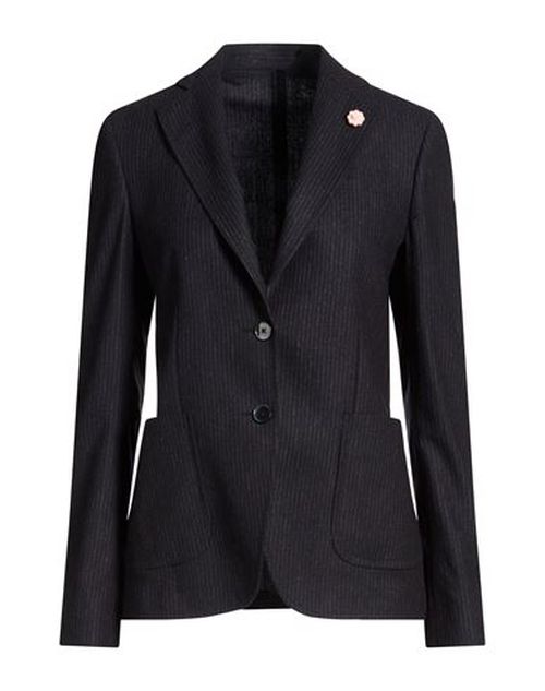 Woman Blazer Midnight blue Size 8 Wool, Polyester, Polyamide, Viscose, Elastane