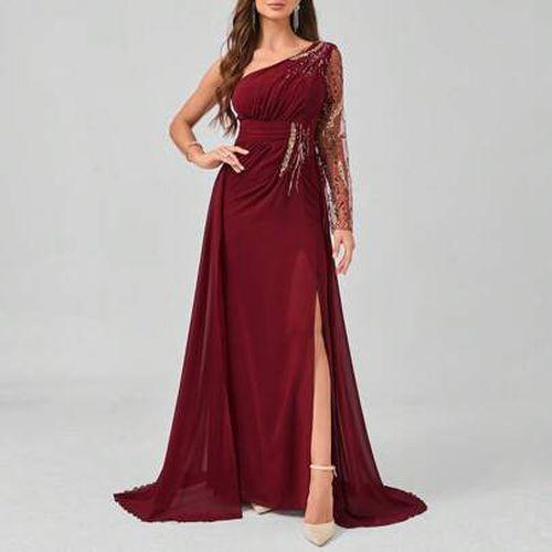 Women's Formal Evening Dress Heavy Work Style