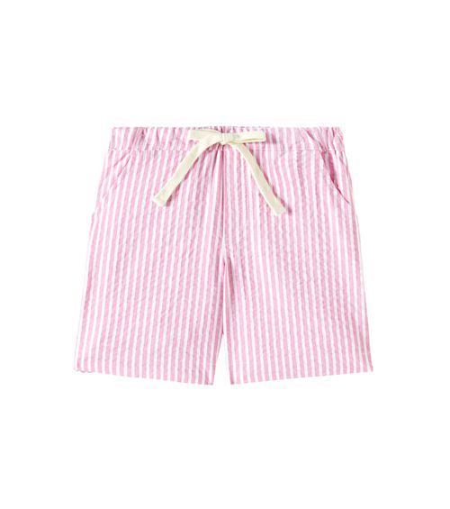 Cortino striped cotton-blend shorts