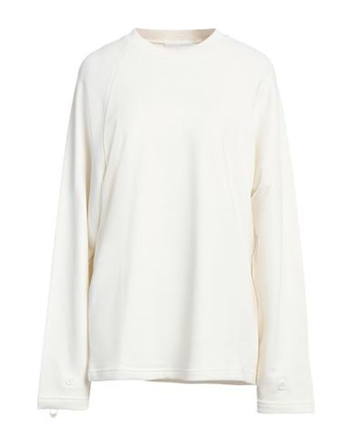 Helmut Lang Woman Sweatshirt Ivory Size L Cotton
