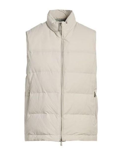 Man Vest Light grey Size 40 Wool, Polyamide