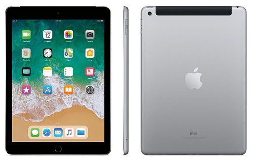 Certified Refurbished - iPad (6th Generation) (2018) Wi-Fi + Cellular - 128GB (Unlocked) - Space Gray