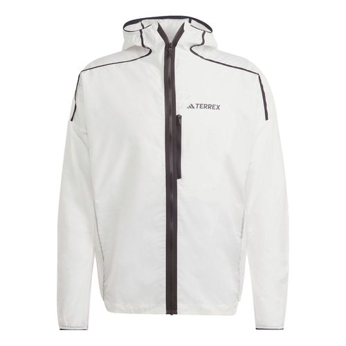 Terrex Agravic Windweave Trail Running Windbreaker Jacket 'White'