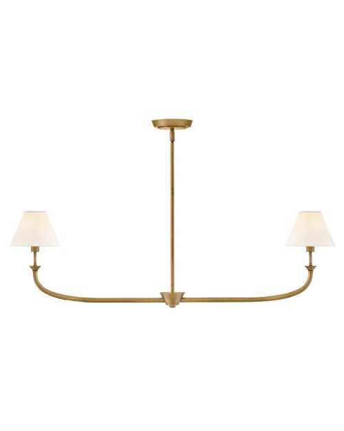 Heritage Brass LED Linear from the Greta Collection