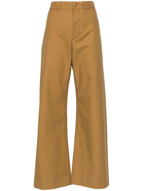 Wide-leg trousers - Brown