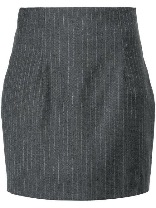 Mani pinstriped mini skirt - Grey