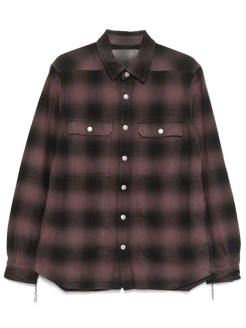Plaid outershirt - Black